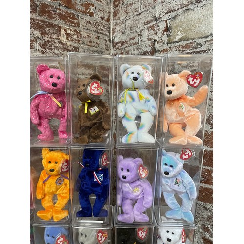 44 - Pristine Collection of 28 TY Beanie Babies Some Rare