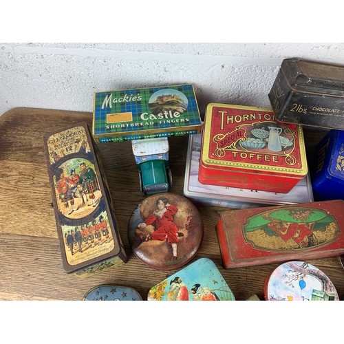 289 - Very Large collection of Vintage Tins inc Disney, Winnie the Pooh etc.