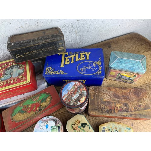 289 - Very Large collection of Vintage Tins inc Disney, Winnie the Pooh etc.