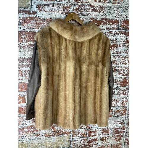 301 - Vintage Fur & Leather Jacket