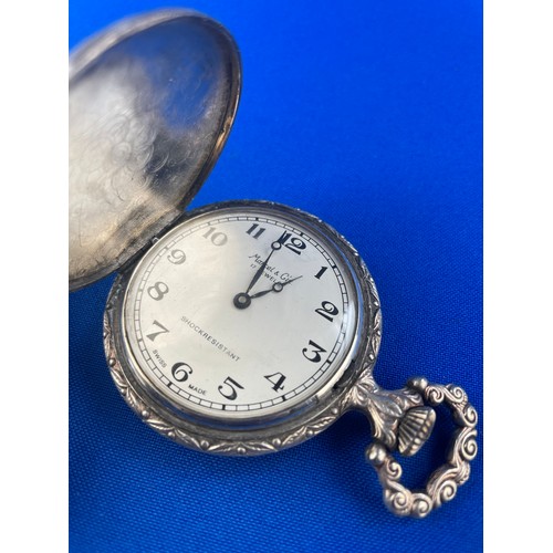 Two Vintage Pocket Watches. STRO Railway Regulator Marcel Cie Swiss Made