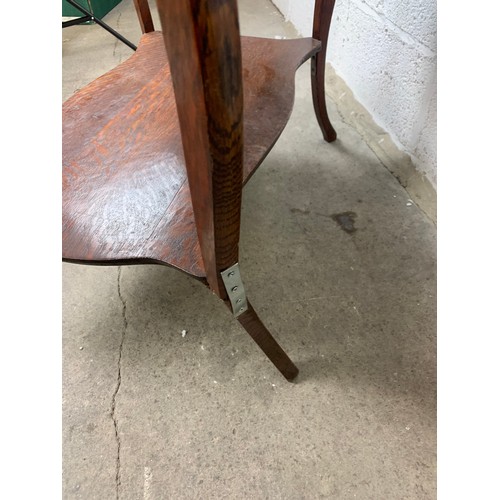 396 - Attractive Console Table with Nice Grain - Leg a/f