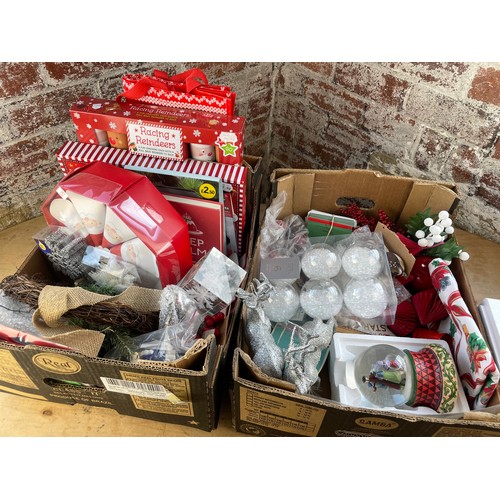 387 - Two Boxes Of Quality Christmas Items