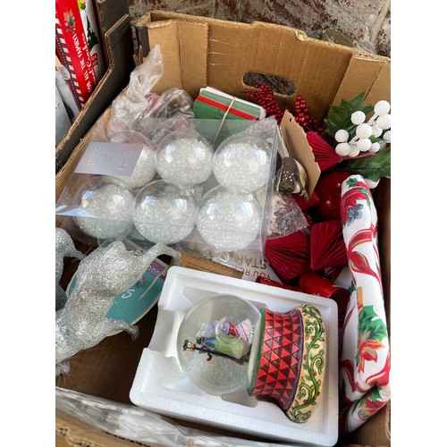 387 - Two Boxes Of Quality Christmas Items