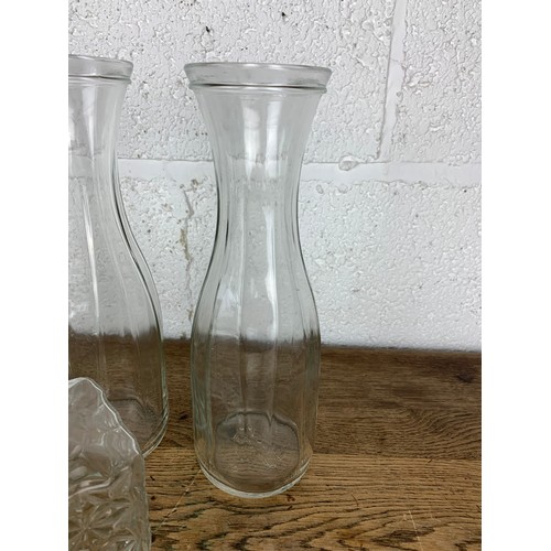 386 - 4 Ikea Carafes and 2 Decanters