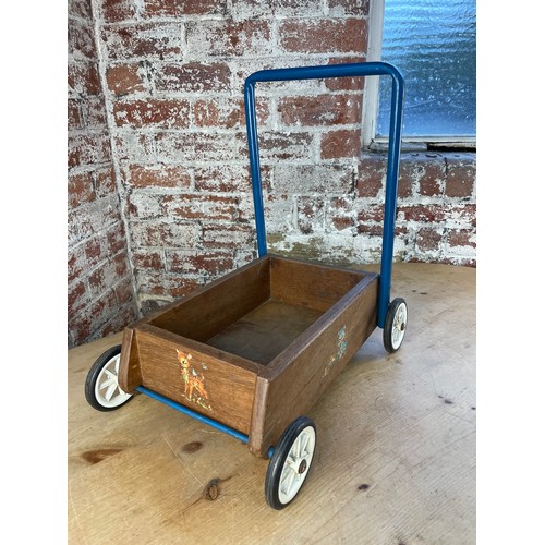 58 - Vintage Push a Long Cart