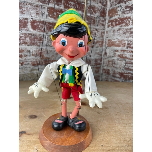 92 - Vintage Limited Edition Pinocchio Pelham Pupped With Display Stand