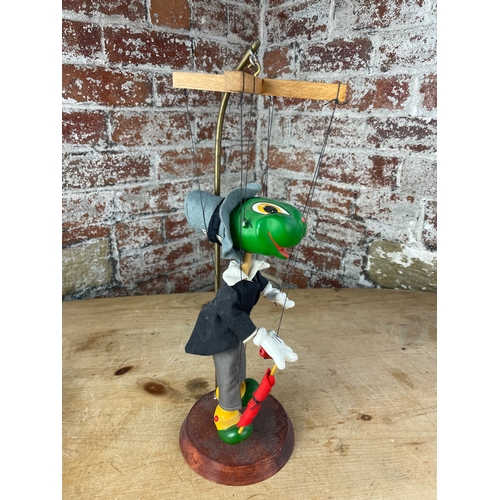 93 - Vintage Limited Edition Jiminy Cricket Pelham Pupped With Display Stand