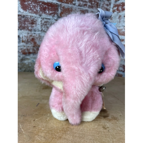 82 - Vintage Merrythought Pink Elephant