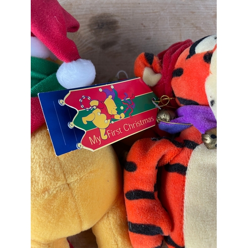 84 - Vintage Pooh Bear & Tigger Official Disney Toys