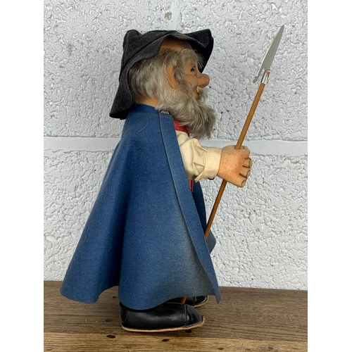 104 - Original Vintage Steiff Shepherd Character with Coat and Hat