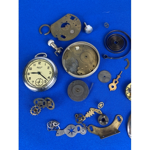 23 - Various vintage Watch and Pocket Watch Spare Parts