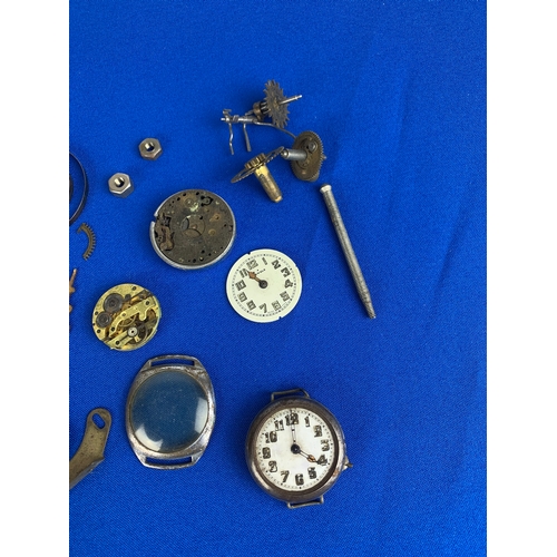 23 - Various vintage Watch and Pocket Watch Spare Parts