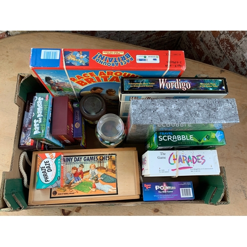 118 - Collection of Board Games, Marbles and other Games inc. As New London Mapped Jigsaw