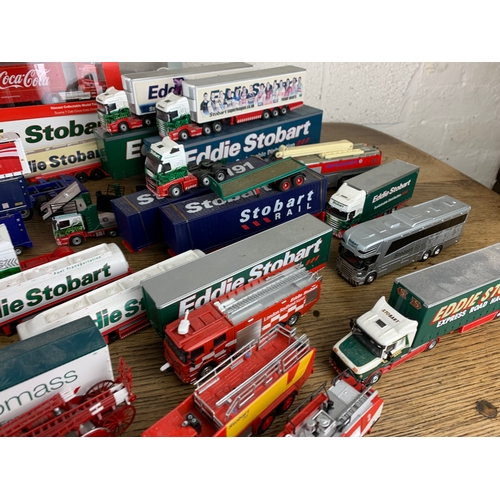 68A - Absolutely Huge collection of Eddie Stobart Tractor and Trailer Units.  Various Scales and Makes.  D... 