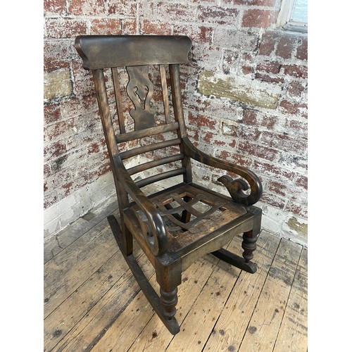 416 - Handsome Antique Rocking Chair