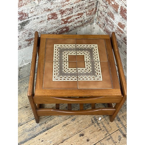 420 - Mid Century G Plan Tile top Side Table