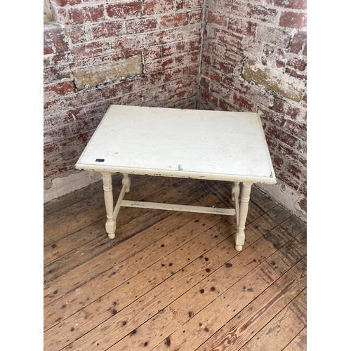 427 - Painted Vintage Wooden Pub Table