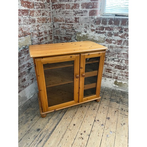 434 - Pine Record Player Media Cabinet