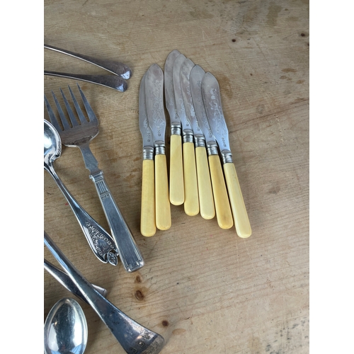 351 - Quantity Of Vintage Flatware