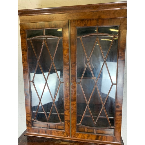 445 - Large Antique Display Cabinet