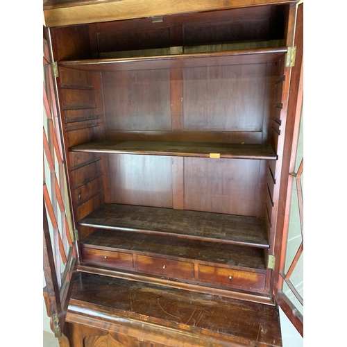 445 - Large Antique Display Cabinet