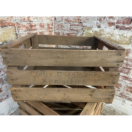 335 - Three Salvage Vintage Crates - 49 x 40 x 27cm