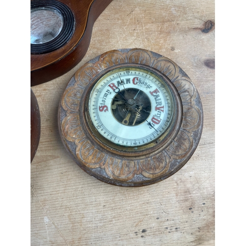 330 - Two Vintage Barometers A/F