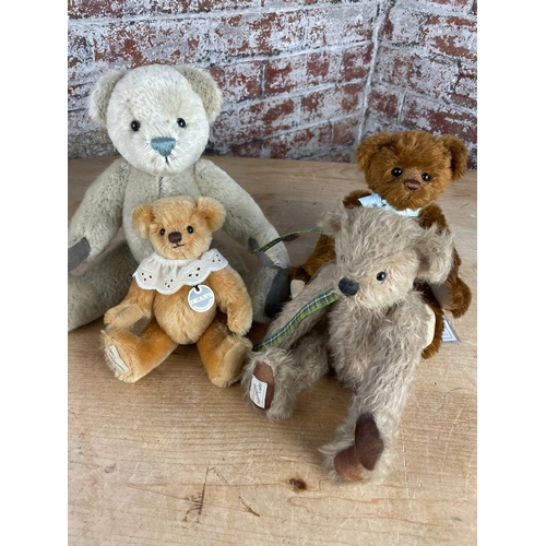 68 - 4x Deans Rag Book Company Collectable Teddy Bears, Horatio, Harris, Hugo & Goldilocks Limited Editio... 