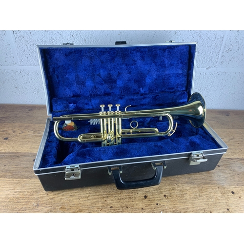 149 - A Boosey & Hawkes B&H 400 Trumpet with mouthpiece, in hard shell case