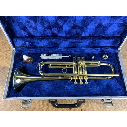 149 - A Boosey & Hawkes B&H 400 Trumpet with mouthpiece, in hard shell case