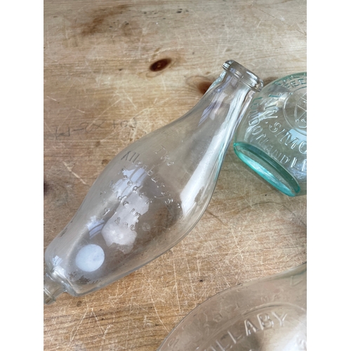 312 - Group Of Antique & Vintage Glass Feeding Bottles