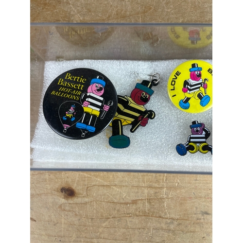 319 - Bertie Basset, Liquorice Allsorts Collectable Pin Badges & Keyring