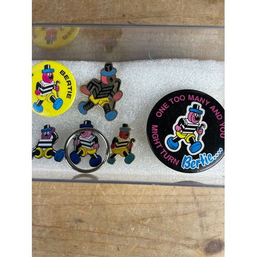 319 - Bertie Basset, Liquorice Allsorts Collectable Pin Badges & Keyring