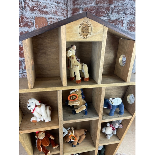 89 - Mary Mayer Vintage Stuffed Animals & Ark Display Cabinet