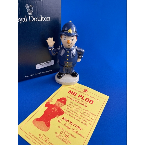 188 - Royal Doulton Enid Blyton Mr Plod Limited Edition 0796