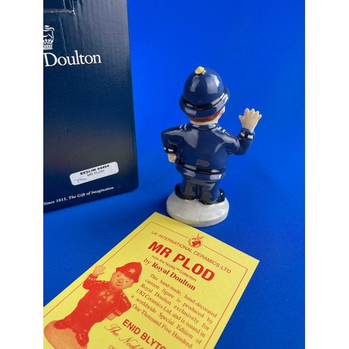 188 - Royal Doulton Enid Blyton Mr Plod Limited Edition 0796