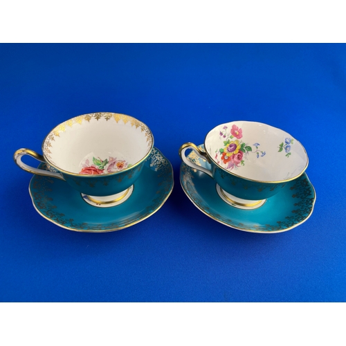 165 - Two Royal Albert Friendship Cups & Saucers