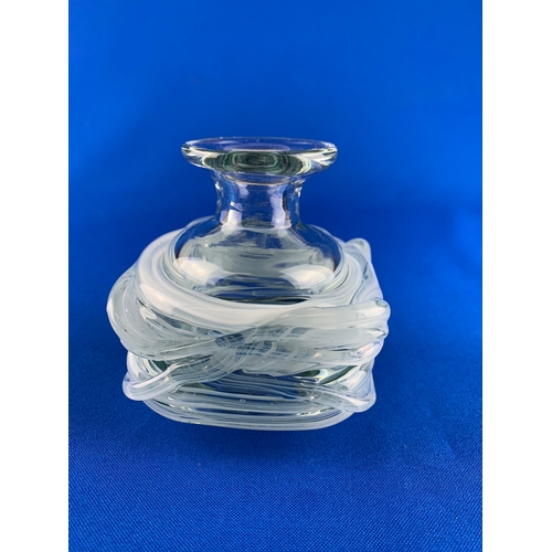 52 - Mdina Glass Vase/Bottle