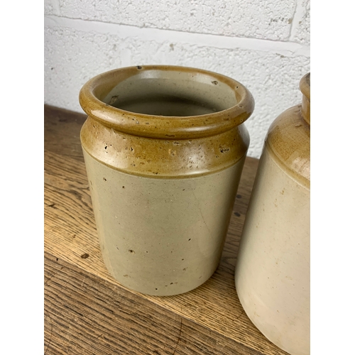 293 - Three Large Stoneware Jars