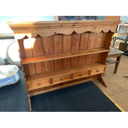 410 - Large Welsh Dresser Top - would make great wall mount plate rack