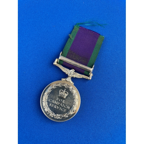 272 - Northern Ireland General Service Medal. 24631443 KFSM G R Ashton Kings.