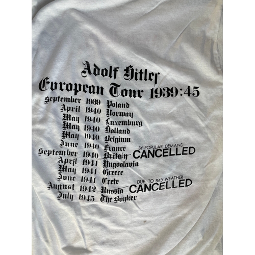 264 - Vintage Adolf Hitler European Tour Punk T-Shirt Like Vivienne Westwood