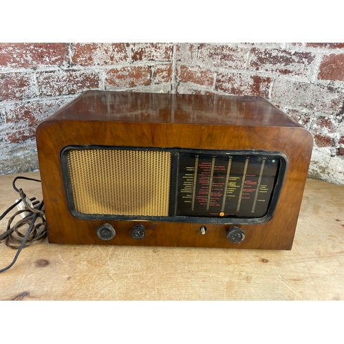 226 - Cambridge England c1940s PYE Model 19A Valve Radio