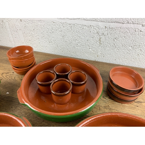 370 - Great Selection of Terracotta Bake Ware inc. 4 Cooking pots, Tapas and Ramkins