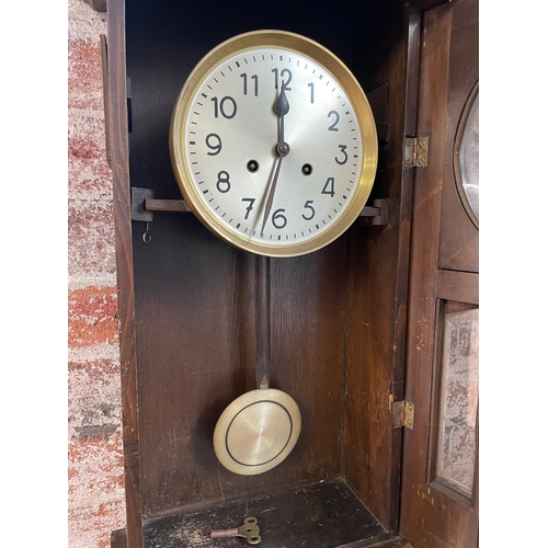 63 - Vintage Oak Wall Clock