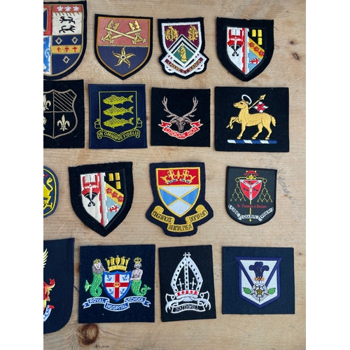 241 - 24x Assorted Vintage Embroidered Badges & Patches Inc. University & Schools