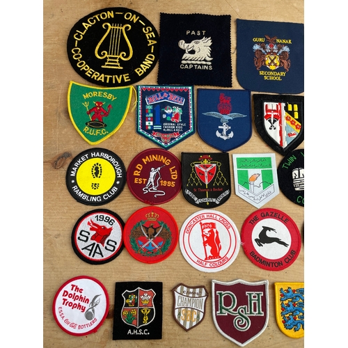 242 - 37x Assorted Vintage Embroidered Badges & Patches Inc. Mining