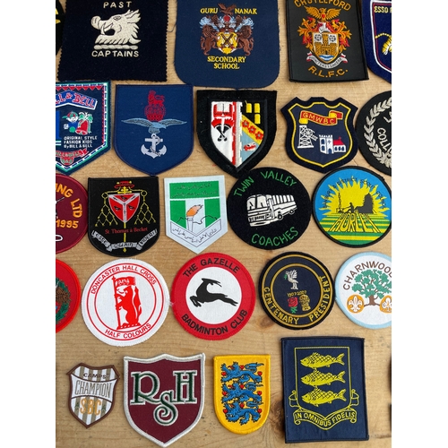 242 - 37x Assorted Vintage Embroidered Badges & Patches Inc. Mining