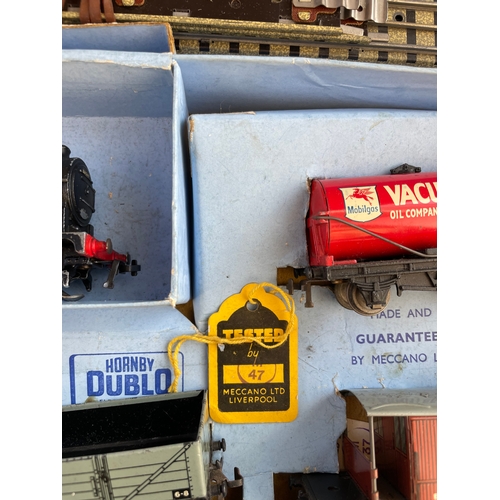 120 - Large Set Of Hornby Dublo Items. Inc Boxed Duchess Of Montrese, Boxed 6567 With 6 Carriages, Trix Wh... 